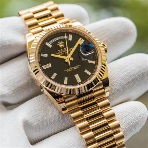 rolex blauwgoud|Rolex day date 40 gold.